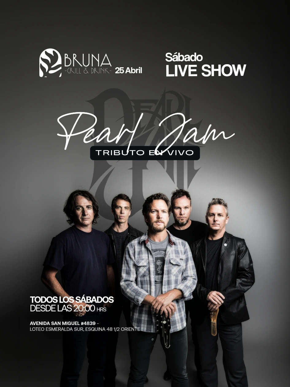 Tributo a Pearl Jam en vivo en Bruna Bar Talca